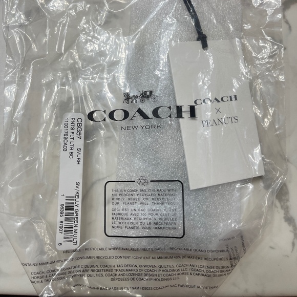 Coach X Peanuts Peppermint Patty Bag Charm - Picture 1 of 3